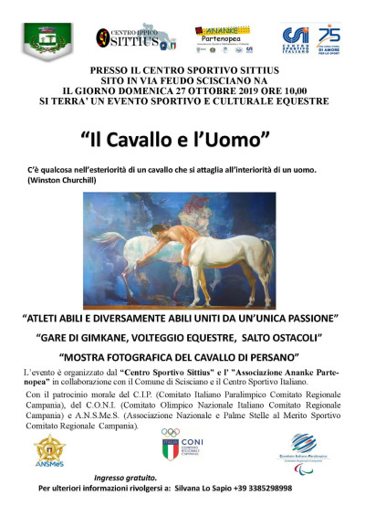 IL CAVALLO E L'UOMO - SCISCIANO NOLA (NA) 27 OTTOBRE 2019