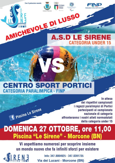 AMICHEVOLE DI LUSSO - MORCONE (BN) 27 OTTOBRE 2019