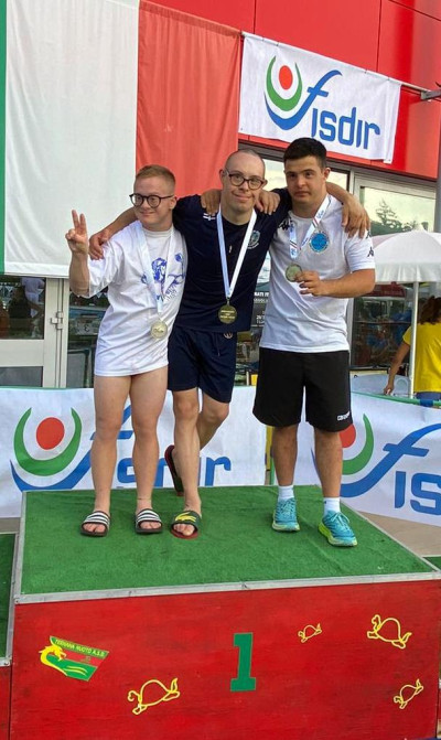 Andrea Rebichini sul podio