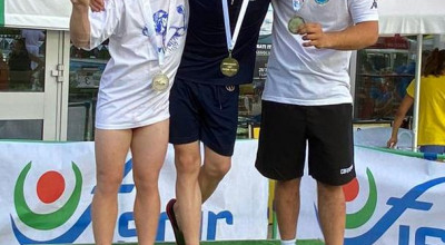 Andrea Rebichini sul podio
