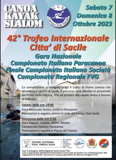 CANOA KAYAK SLALOM - 42° Trofeo Città di Sacile