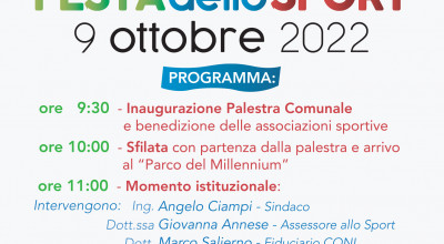 Festa dello Sport, San Giorgio del Sannio (Bn) 9 ottobre 2022