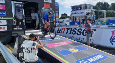Ciclismo, Mondiali di Glasgow: quinto Tarlao nella cronometro