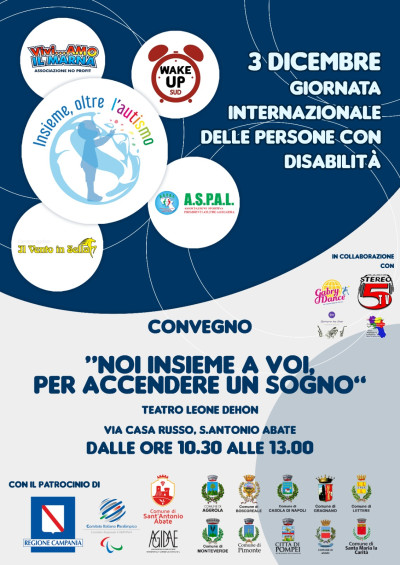 Giornata internazionale delle persone con disabilità, S.Antonio Abate ...