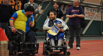 Occhialini Stefano atleta paralimpico Marche insignito della civica benemeren...