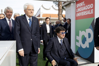 Il Presidente Mattarella inaugura il Festival della cultura paralimpica