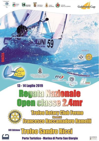 REGATA NAZIONALE 2.4MR - GULDMANN CUP 2019 a Porto San Giorgio