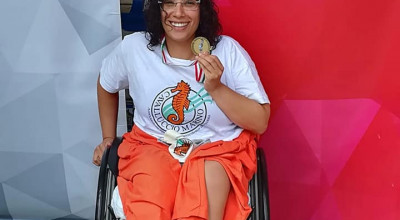 Medaglia di brozo per sara Rivosecchi ai campionati assoluti di nuoto FINP