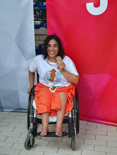 Medaglia di brozo per sara Rivosecchi ai campionati assoluti di nuoto FINP