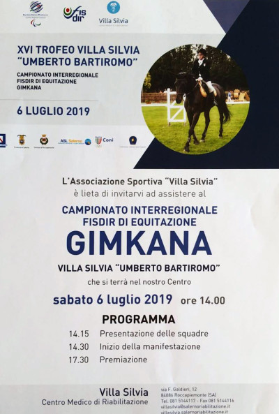 CAMPIONATO INTERREGIONALE FISDIR DI EQUITAZIONE - ROCCAPIEMONTE (SA) 6 LUGLIO...