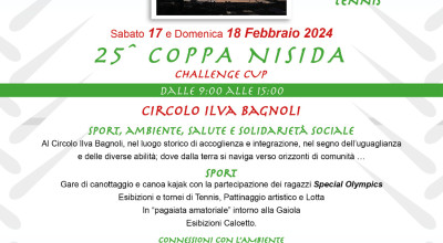 Coppa Nisida, XXV Edizione, Bagnoli (Na) 17-18 febbraio 2024
