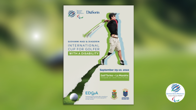9-10 Settembre: INTERNATIONAL CUP FOR GOLFER WITH A DISABILITY
