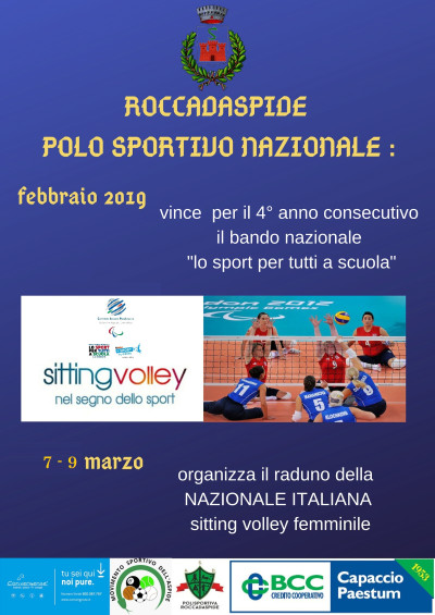 RADUNO NAZIONALE SITTING VOLLEY FEMMINILE - ROCCADASPIDE (SA)