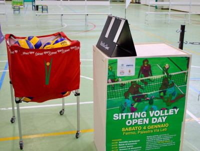 I primi scatti del torneo internazionale di sitting volley di Fermo