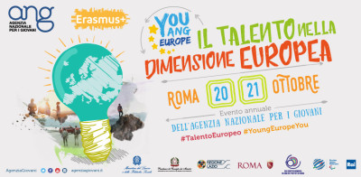 #YOUNGEUROPEYOU: il 20 e 21 ottobre l'evento della Agenzia Nazionale per i Gi...