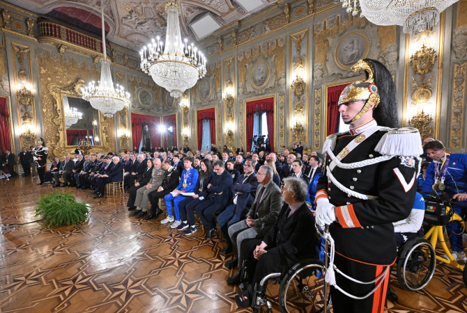 Il Presidente della Repubblica incontra gli atleti paralimpici al Quirinale