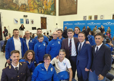 Anche il Presidente De Sanctis al 20&deg; Giro d'Onore della Federciclismo