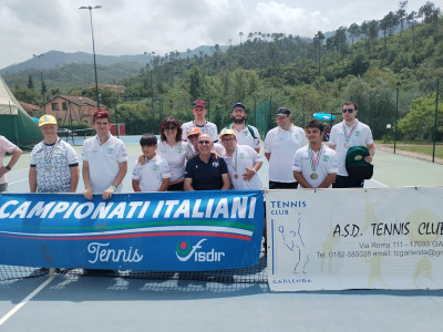 TENNIS - A Garlenda Medaglie per l'ACSD Arcobaleno nella terza tappa del Cir...