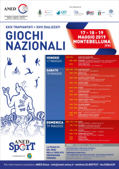 XXIX Giochi Nazionali Trapiantati - XXVI Giochi Nazionali Dializzati - Monteb...
