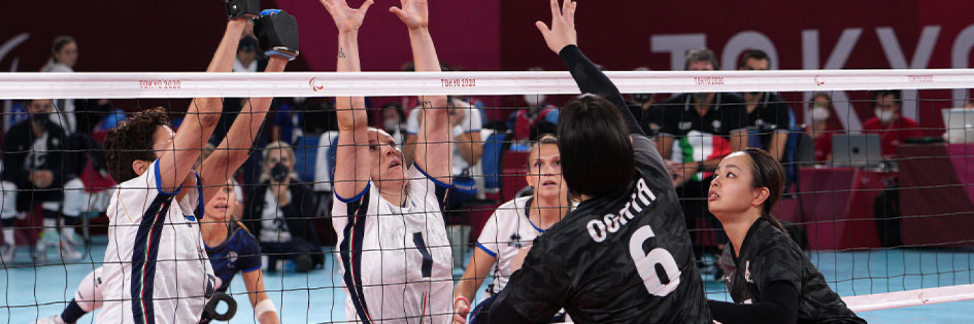 La nazionale di Sitting Volley a Tokyo La nazionale di Sitting Volley a Tokyo