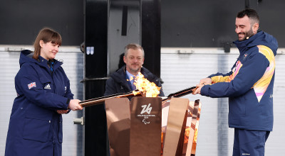 Accesa a Stoke Mandeville la fiamma paralimpica