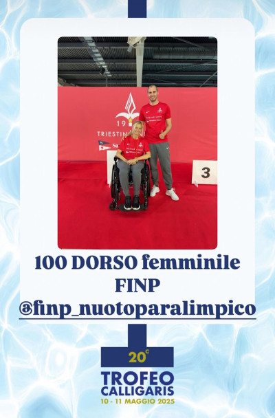 NUOTO - Al Calligaris Alessandra Tommasini è d'Argento nei 50 metri dorso