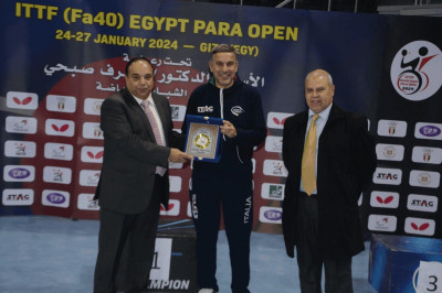 Tennistavolo: a Giza premiato il dt azzurro Alessandro Arcigli