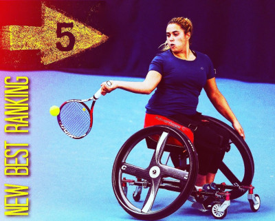 La favola di Giulia Capocci, di scena agli Australian Open di tennis in carro...