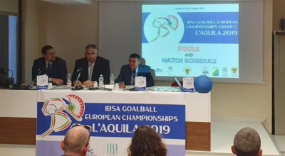Goalball. Presentati a L'Aquila gli Europei (27 ottobre - 3 novembre)
