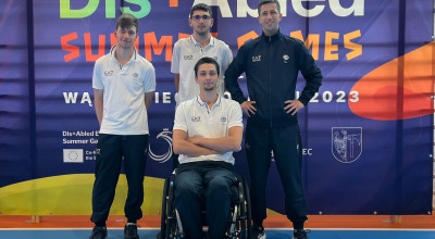 Tennistavolo: tre azzurri ai Dis+Abled European Summer Games