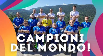 Gli azzurri del powerchair hockey si aggiudicano il titolo mondiale