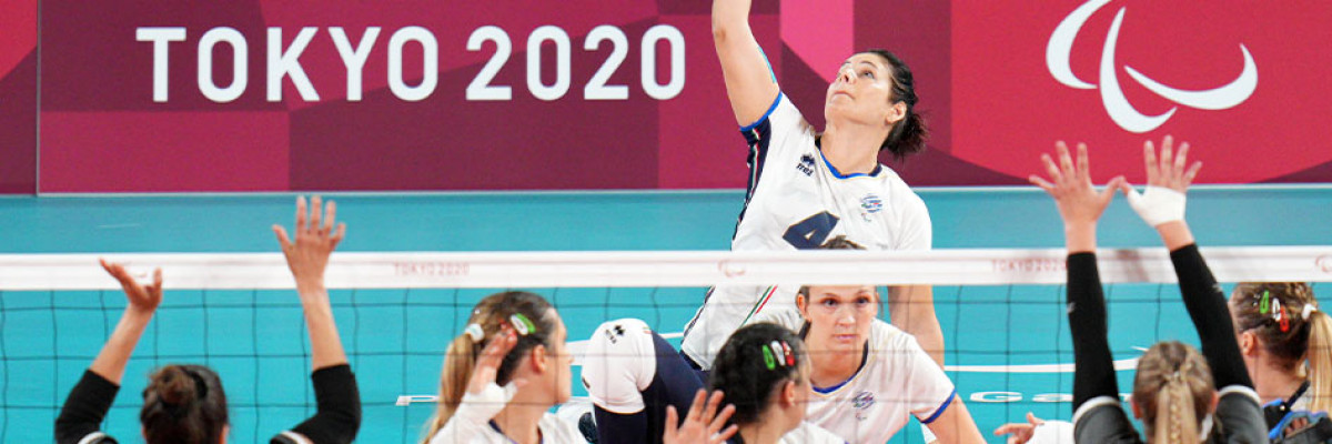 La nazionale di Sitting Volley a Tokyo La nazionale di Sitting Volley a Tokyo