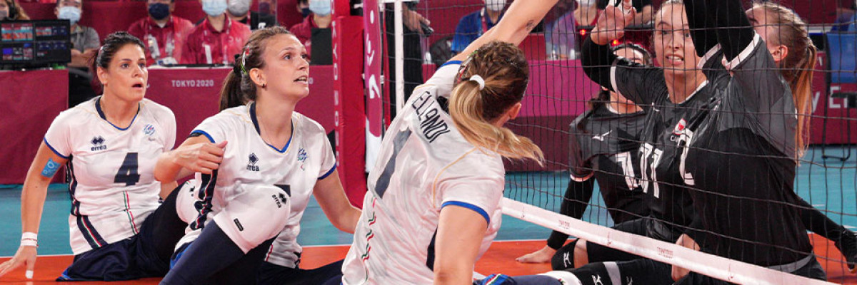 La nazionale di Sitting Volley a Tokyo La nazionale di Sitting Volley a Tokyo