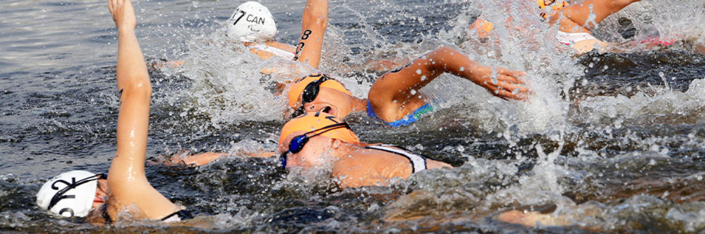 Gara di paratriathlon