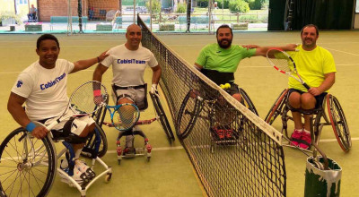 Alla Canottieri Baldesio di Cremona un weekend di tennis in carrozzina 