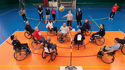 PALLAVOLO IN CARROZZINA - Ivan Bellina, terzo posto al Volley Togheter&...