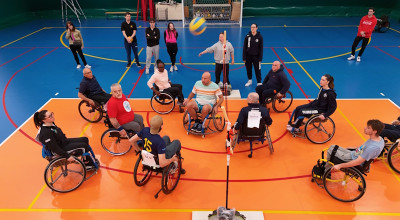 PALLAVOLO IN CARROZZINA - Ivan Bellina, terzo posto al Volley Togheter&...