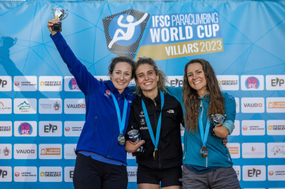 Paraclimbing, Coppa del Mondo di Villars: bronzo per Lucia Capovilla