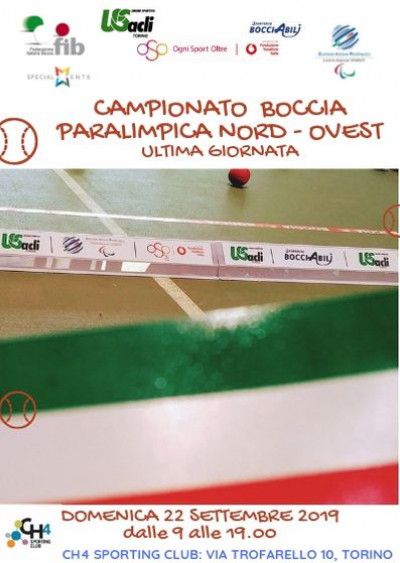 6° ed ultima giornata Campionato Boccia Paralimpica 