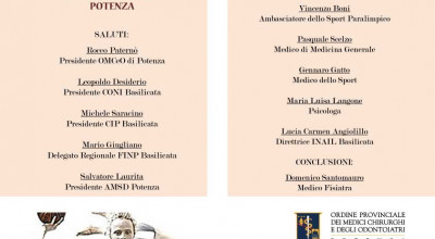 CIP - Convegno Ordine dei Medici - LA SALUTE ATTRAVERSO LO SPORT