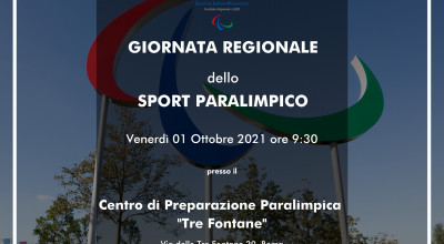 Giornata Regionale dello Sport Paralimpico  Centro di Preparazione Paralimpic...