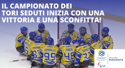 Tori Seduti: il campionato di Para Ice Hockey è iniziato!