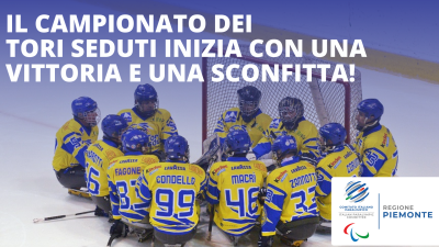 Tori Seduti: il campionato di Para Ice Hockey è iniziato!