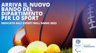 Avviso: arriva il nuovo bando del Dipartimento per lo Sport