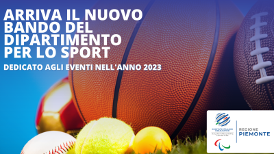 Avviso: arriva il nuovo bando del Dipartimento per lo Sport