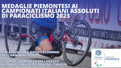 Grande prova per i piemontesi ai Campionati Italiani Assoluti di Paraciclismo...