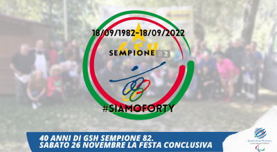 40 anni di sport paralimpico con la GSH Sempione 82