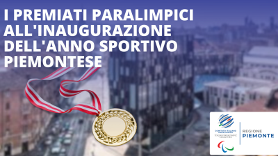 I premiati paralimpici all'Inaugurazione dell'Anno Sportivo Piemontese