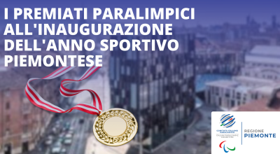 I premiati paralimpici all'Inaugurazione dell'Anno Sportivo Piemontese