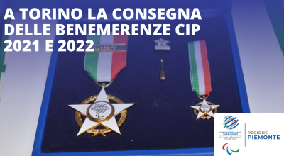 La consegna delle Benemerenze CIP 2021 e 2022